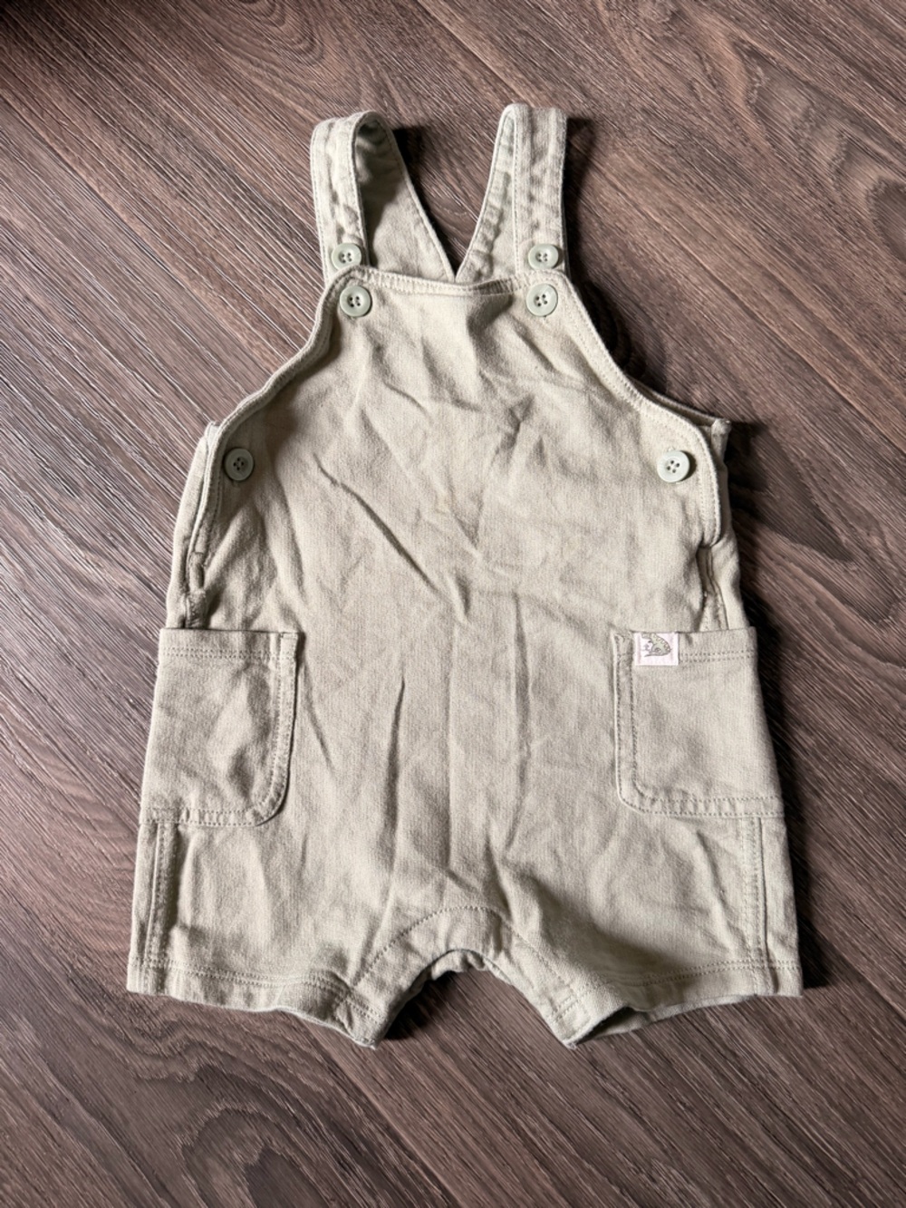Carter's light green Short Overalls